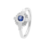 Bague Esther Saphir bleu 4 mm