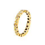 Ring wedding ring alchimie  extra small with diamonds in gold