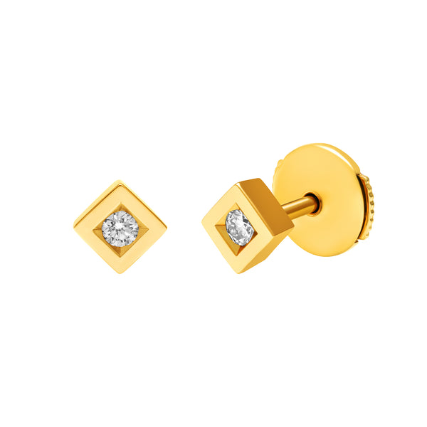 Earrings Alchimie square  N°0