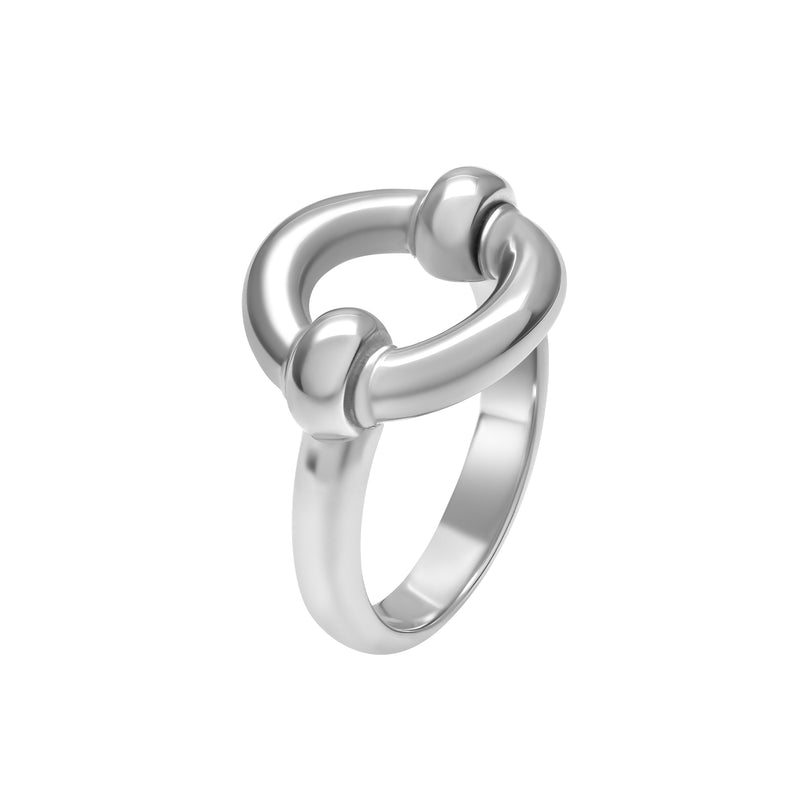 Round Ring trilogy Alchimie  Silver