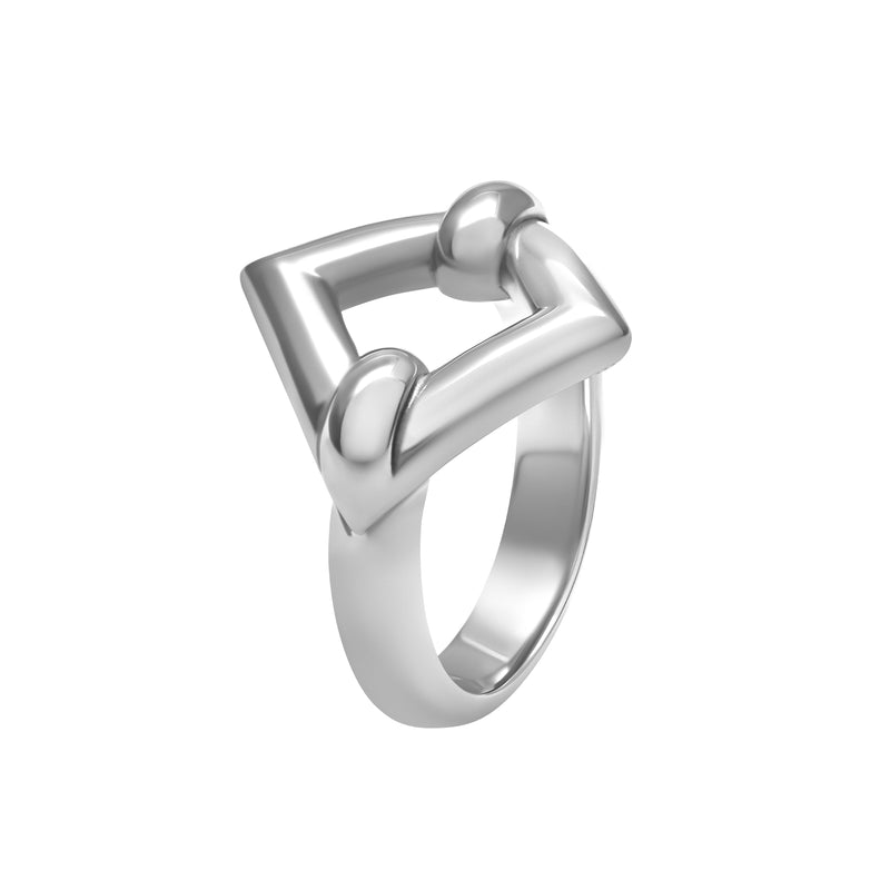 Bague Losange Trilogie Alchimie Argent