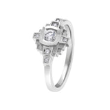 Bague Esther diamant 0,20 ct et diamants