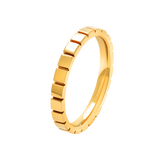 Gold Cubes ring