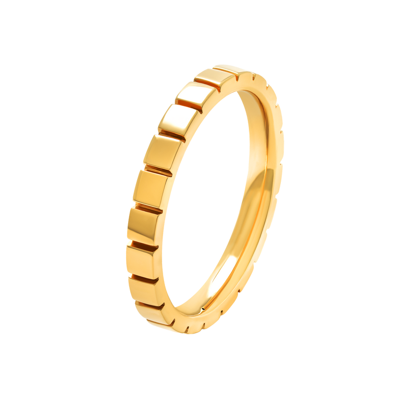 Gold Cubes ring