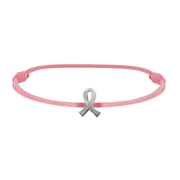 Bracelet Octobre Rose en argent